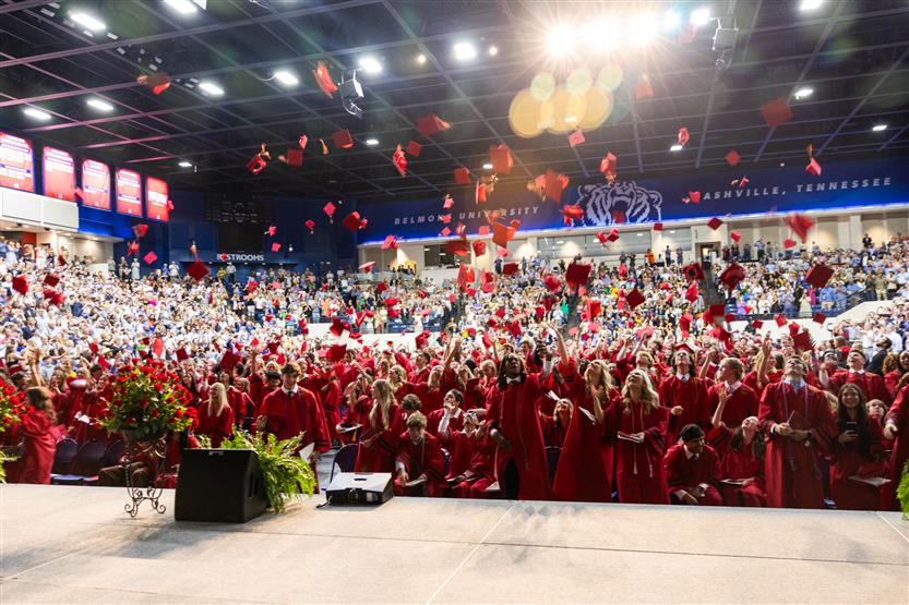 Students celebrate graduating